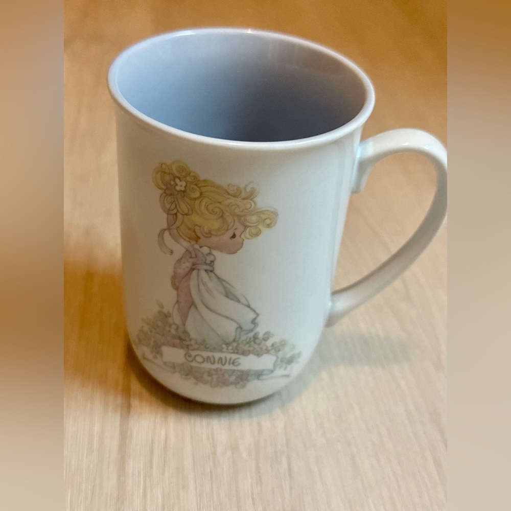 Vintage ENESCO Precious Moments Connie Mug 1990 - Samuel J. Butcher Collection